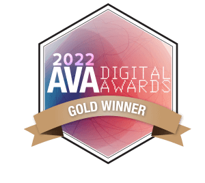 AVA Digital Awards gold winner 2022